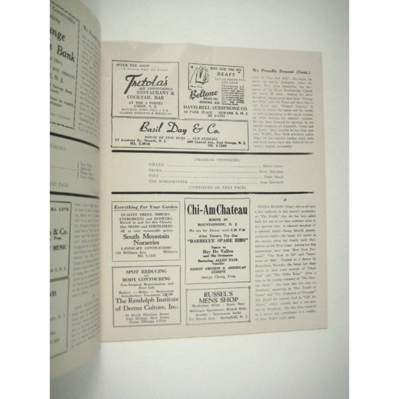 The Red Mill Paper Mill Playhouse Theatre Program 1948 NJ Macollum Greenwell - Picture 4 of 6